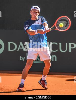 Davis Cup 2021 (Buenos Aires): Diego Schwartzman (Argentinien) Stockfoto