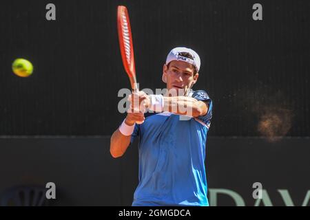 Davis Cup 2021 (Buenos Aires): Diego Schwartzman (Argentinien) Stockfoto