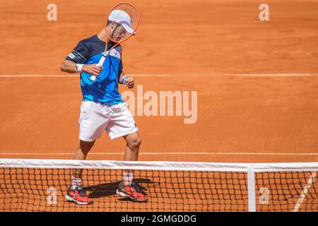 Davis Cup 2021 (Buenos Aires): Diego Schwartzman (Argentinien) Stockfoto