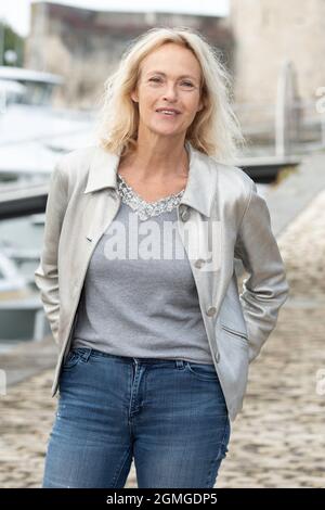 Alexandra Vandernoot nimmt am 18. September 2021 am 23. TV Fiction Festival in La Rochelle an der Fotoschau Mon Ange in La Rochelle, Frankreich, Teil. Foto von David Niviere/ABACAPRESS.COM Stockfoto
