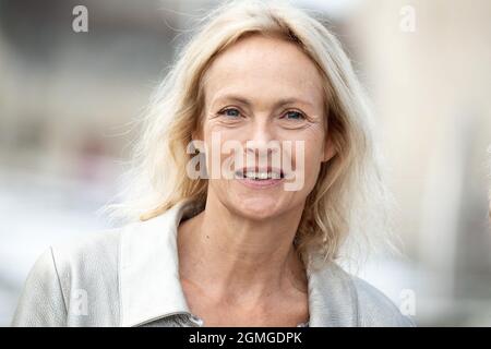 Alexandra Vandernoot nimmt am 18. September 2021 am 23. TV Fiction Festival in La Rochelle an der Fotoschau Mon Ange in La Rochelle, Frankreich, Teil. Foto von David Niviere/ABACAPRESS.COM Stockfoto