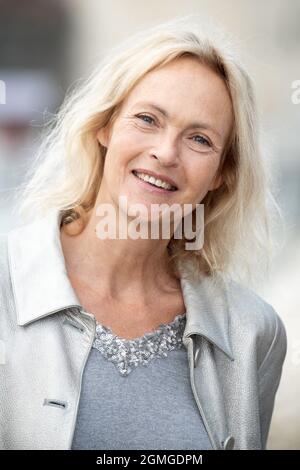 Alexandra Vandernoot nimmt am 18. September 2021 am 23. TV Fiction Festival in La Rochelle an der Fotoschau Mon Ange in La Rochelle, Frankreich, Teil. Foto von David Niviere/ABACAPRESS.COM Stockfoto