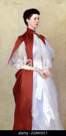 Künstler: John Singer Sargent (1856-1925) Titel: Porträt von Frau Robert Harrison Jahr: 1886 Stockfoto