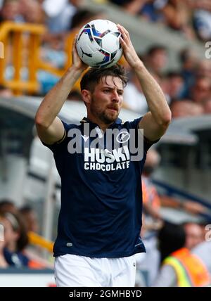 LONDON, Großbritannien, 18. SEPTEMBER: Ryan Leonard von Millwall während der Sky Bet Championship zwischen Millwall und Coventry City im Den Stadium, Stockfoto