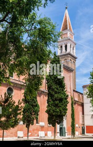 Die Franziskanerkirche San Francesco della Vigna in Venedig Stockfoto