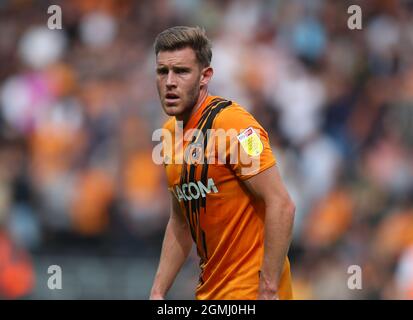 Kingston upon Hull, England, 18. September 2021. Während des Spiels der Sky Bet Championship im KCOM Stadium, Kingston upon Hull. Bildnachweis sollte lauten: Simon Bellis / Sportimage Stockfoto