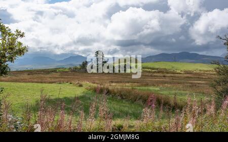 Tomen y Mur, Standort eines römischen Forts in Nordwales Stockfoto