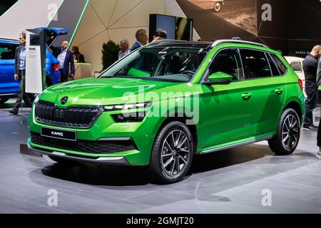 Skoda Kamiq Kompakt-SUV auf der IAA in Frankfurt. Deutschland - 10. September 2019 Stockfoto