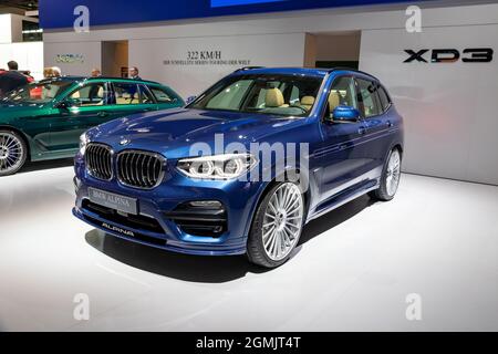 BMW Alpina XD3 Biturbo Allrad auf der IAA in Frankfurt vorgestellt. Deutschland - 10. September 2019 Stockfoto