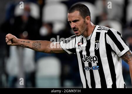 Turin, Italien. 19. September 2021. Während des Fußballspiels der Serie A 2021/2022 zwischen dem FC Juventus und dem AC Mailand im Allianz-Stadion in Turin (Italien), 19. September 2021. Foto Andrea Staccioli/Insidefoto Kredit: Insidefoto srl/Alamy Live News Stockfoto