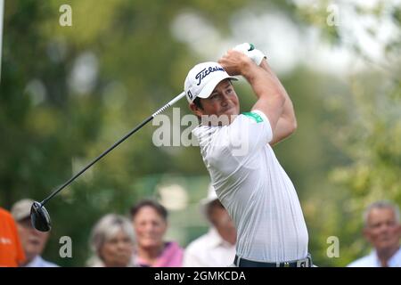 CROMVOIRT, NIEDERLANDE - 17. SEPTEMBER : Rhys Enoch of Wales während des 2. Tages der Dutch Open 2021 auf Bernardus Golf am 17. September 2021 in Cromvoirt, Niederlande (Foto: Henk Seppen/Orange Picts) Stockfoto