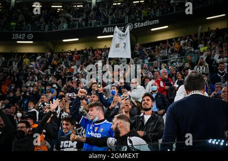 Turin, Italien. September 2021. Turin. Ligaspiel Serie A Tim 2021/2022. Juventus gegen Mailand. Allianz Stadium Im Bild: Kredit: Unabhängige Fotoagentur/Alamy Live News Stockfoto