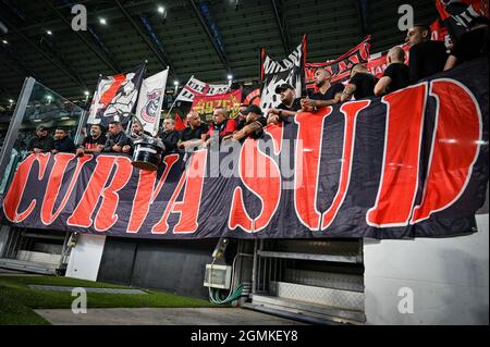 Turin, Italien. September 2021. Turin. Ligaspiel Serie A Tim 2021/2022. Juventus gegen Mailand. Allianz Stadium Im Bild: Kredit: Unabhängige Fotoagentur/Alamy Live News Stockfoto