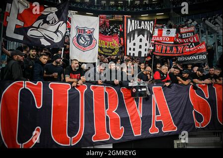 Turin, Italien. September 2021. Turin. Ligaspiel Serie A Tim 2021/2022. Juventus gegen Mailand. Allianz Stadium Im Bild: Kredit: Unabhängige Fotoagentur/Alamy Live News Stockfoto