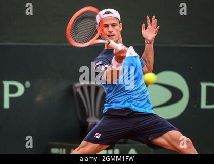 Davis Cup 2021 (Buenos Aires): Diego Schwartzman (Argentinien) Stockfoto