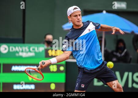 Davis Cup 2021 (Buenos Aires): Diego Schwartzman (Argentinien) Stockfoto