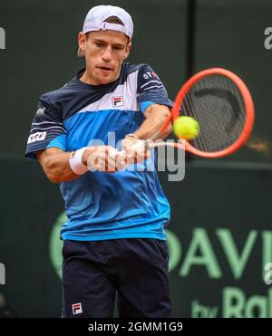 Davis Cup 2021 (Buenos Aires): Diego Schwartzman (Argentinien) Stockfoto