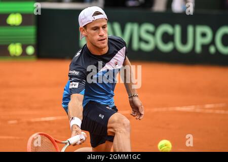 Davis Cup 2021 (Buenos Aires): Diego Schwartzman (Argentinien) Stockfoto