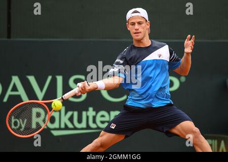 Davis Cup 2021 (Buenos Aires): Diego Schwartzman (Argentinien) Stockfoto