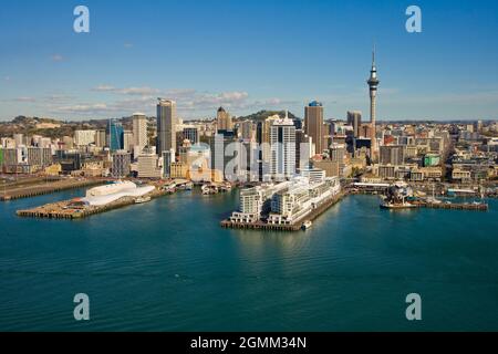 Auckland City Waterfront, Waitamata Harbour Stockfoto