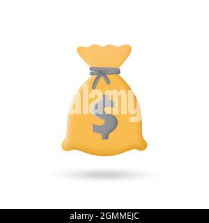 Geldbeutel-Symbol. 3d-Illustration Stock Vektor