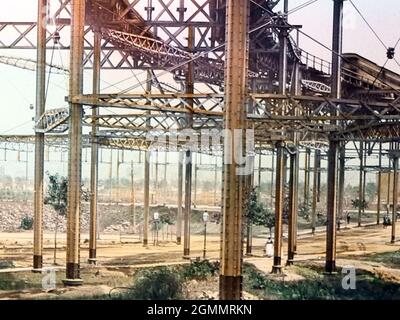 New York Elevated Railway, viktorianische Zeit Stockfoto