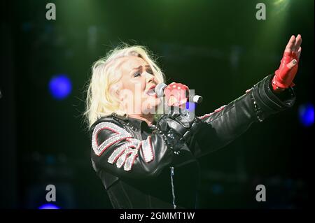 Kim Wilde bei , Lets Rock 80s , Leeds , Großbritannien , 18.09.2021 Stockfoto