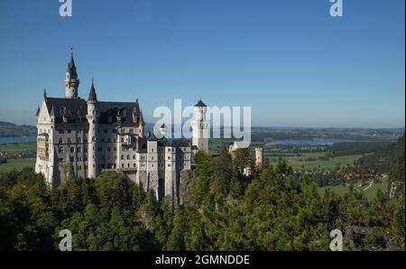 Schloss Neuschwanstein, Bayern, Gemany Stockfoto