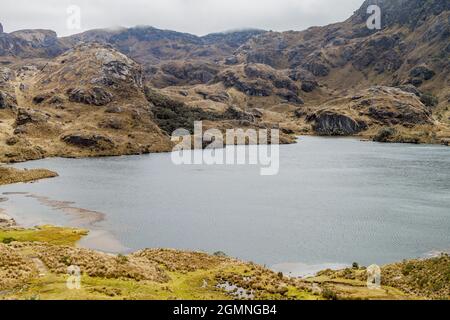 Toreadora-See im Nationalpark von cayas, Ecuador Stockfoto