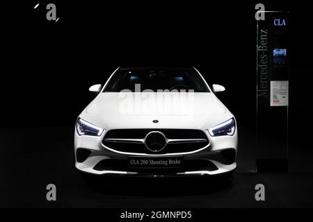 Mercedes Benz CLA 200 Shooting Brake auf der IAA in Frankfurt vorgestellt. Deutschland - 10. September 2019 Stockfoto