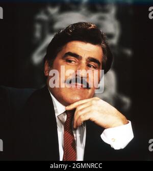 Mario Adorf, deutscher Schauspieler, Autor und Hörspielsprecher, Deutschland um 1981. Stockfoto