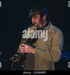 Phil Woods, amerikanischer Modern Jazz Musiker, Altsaxophonist, spielt dem Phil Woods Quintett beim Jazz Fest Berlin, Philharmonie, 1980. Phil Woods, amerikanischer Modern Jazz Musiker, Altsaxophonist, spielt mit dem Phil Woods Quintett beim Jazz Fest Berlin, Philharmonie, 1980. Stockfoto