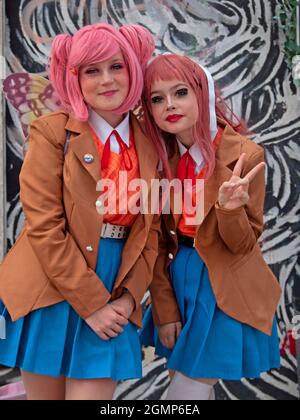 Cosplayer in Brighton Stockfoto