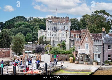 Historisches Brownsea Castle erbaut von Henry VIII auf Brownsea Island, Poole, Dorset, Großbritannien am 19. September 2021 Stockfoto