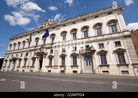 Italien, Rom, Palazzo della Consulta (Corte Costituzionale), Verfassungsgericht Stockfoto