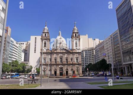 Igreja de Nossa Senhora da Candelária in Rio de Janeiro Stockfoto