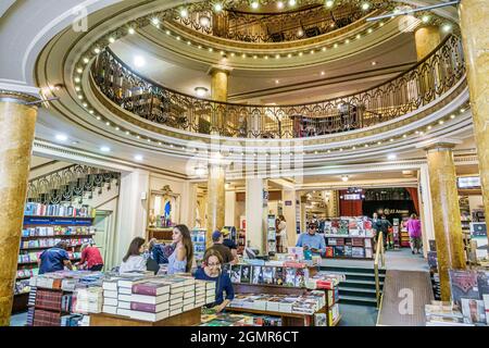 Buenos Aires Argentinien, Barrio Norte, El Ateneo Grand Splendid Buchhandlung Bücher, ehemalige Theater Theater-Shop innen Rotunde Recoleta Stockfoto