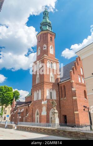 Kirche des heiligen Johannes des Täufers in Radom, Polen. Stockfoto
