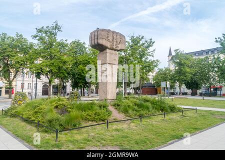 Gorzow Wielkopolski, Polen - 1. Juni 2021: Denkmal für die zweite polnische Armee. Stockfoto