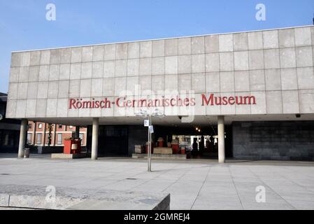 Köln, Deutschland. September 2021. Das Römisch-Germanische Museum der Stadt Köln. Quelle: Horst Galuschka/dpa/Alamy Live News Stockfoto