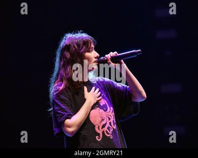 19. September 2021, Portsmouth, Virginia, USA: DAISY THE GREAT unterhält die Leute am 19. September 2021 im Atlantic Union Bank Pavilion in Portsmouth, Virginia..Â© Jeff Moore 2021. (Bild: © Jeff Moore/ZUMA Press Wire) Stockfoto