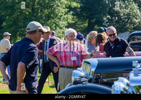 Große Pointe Shores, Michigan - The Eyes on Design Auto Show. In diesem Jahr wurden vor allem Marken vorgestellt, die es nicht mehr gibt. Stockfoto