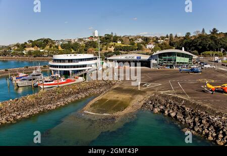 Auckland Heliport, Neuseeland Stockfoto