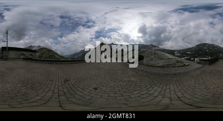 360 Grad Panorama Ansicht von Grimsel Hospiz 2