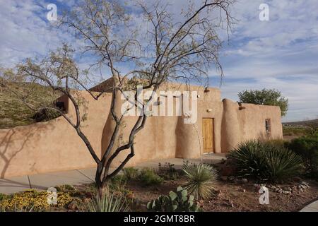 Besucherzentrum im Rock Hound State Park, Demming New Mexico Stockfoto