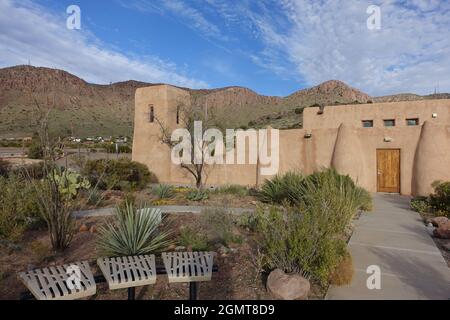 Besucherzentrum im Rock Hound State Park, Demming New Mexico Stockfoto