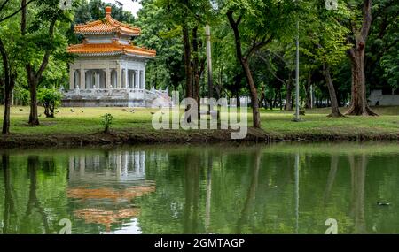 Lumphini Park in der Innenstadt von Bangkok, Thailand Stockfoto