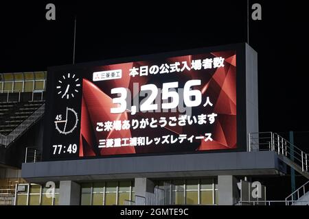 Saitama, Japan. Kredit: MATSUO. September 2021. Gesamtansicht Fußball/Fußball : 2021-22 WE League Spiel zwischen Urawa Reds Ladies 2-0 Nojima Stella Kanagawa Sagamihara im Saitama Urawa Komaba Stadion in Saitama, Japan. Kredit: MATSUO .K/AFLO SPORT/Alamy Live Nachrichten Stockfoto