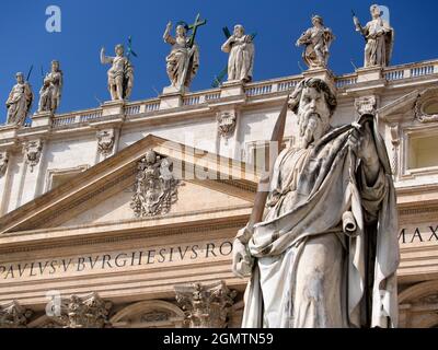 Der Vatikan, Rom, Italien - Oktober 2011; der Vatikan in Rom, Italien, ist das geistliche und zeitliche Herz der römisch-katholischen Kirche. Designed Princi Stockfoto