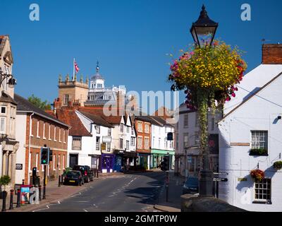 Abingdon, England - 25. Juli 2019; Abingdon behauptet, die älteste Stadt in England zu sein. Das weiß ich nicht, aber es hat sicherlich viele alte, historische Stockfoto